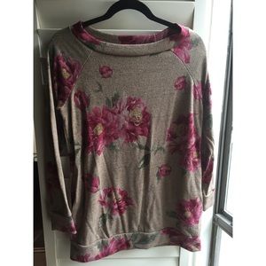 Bellamie | Long Sleeve Floral Top with Pockets